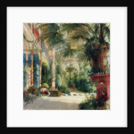 The Interior of the Palm House, 1832-1833 by Carl Blechen