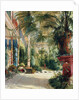 The Interior of the Palm House, 1832-1833 by Carl Blechen