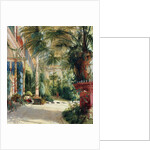 The Interior of the Palm House, 1832-1833 by Carl Blechen