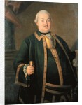 Portrait of the General Fyodor Berchman, 1762 by Carl Ludwig Johann Christineck