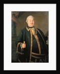 Portrait of the General Fyodor Berchman, 1762 by Carl Ludwig Johann Christineck
