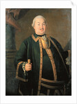 Portrait of the General Fyodor Berchman, 1762 by Carl Ludwig Johann Christineck