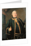 Portrait of the General Fyodor Berchman, 1762 by Carl Ludwig Johann Christineck