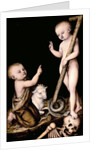 Christ and John the Baptist as Children, c.1535 by Lucas Cranach the Elder