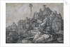 Saint Anthony in front of the town, 1519 by Albrecht Dürer