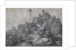 Saint Anthony in front of the town, 1519 by Albrecht Dürer