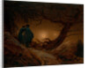 Two Men Contemplating the Moon, ca 1820 by Caspar David Friedrich