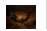 Two Men Contemplating the Moon, ca 1820 by Caspar David Friedrich