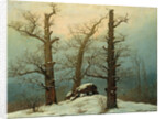 Cairn in Snow, 1807 by Caspar David Friedrich