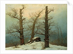 Cairn in Snow, 1807 by Caspar David Friedrich