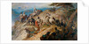 Morning in the Highlands. The royal family ascending Lochnagar, 1853 by Carl Haag