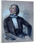 Hans Christian Andersen, 1845 by Carl Hartmann