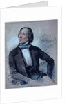 Hans Christian Andersen, 1845 by Carl Hartmann