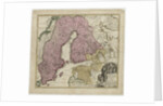 Regni Sueciae, ca 1730 by Johann Baptist Homann
