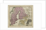 Regni Sueciae, ca 1730 by Johann Baptist Homann