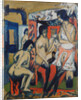 Nudes in Studio, 1912 by Ernst Ludwig Kirchner