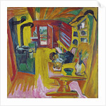 Alpine Kitchen, 1918 by Ernst Ludwig Kirchner