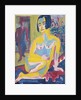 Seated Female Nude. Study, ca 1921-1923 by Ernst Ludwig Kirchner