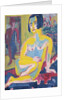 Seated Female Nude. Study, ca 1921-1923 by Ernst Ludwig Kirchner