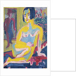 Seated Female Nude. Study, ca 1921-1923 by Ernst Ludwig Kirchner