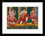 Czardas dancers, 1908-1920 by Ernst Ludwig Kirchner