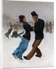 Ice Skaters by Max Klinger