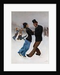 Ice Skaters by Max Klinger