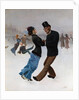 Ice Skaters by Max Klinger