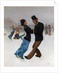 Ice Skaters by Max Klinger