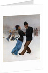 Ice Skaters by Max Klinger