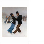 Ice Skaters by Max Klinger