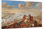 Charles XII is crossing the Düna 1701 by Johann Philip Lemke