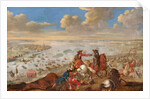 Charles XII is crossing the Düna 1701 by Johann Philip Lemke
