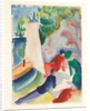 Picnic on the Beach (Picnic after Sailing), 1913 by August Macke