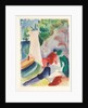 Picnic on the Beach (Picnic after Sailing), 1913 by August Macke