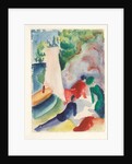 Picnic on the Beach (Picnic after Sailing), 1913 by August Macke
