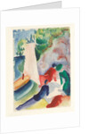 Picnic on the Beach (Picnic after Sailing), 1913 by August Macke