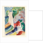 Picnic on the Beach (Picnic after Sailing), 1913 by August Macke