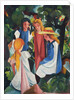 Four Girls, 1912-1913 by August Macke