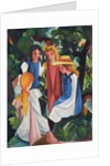 Four Girls, 1912-1913 by August Macke