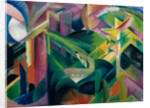 Deer in Cloister Garden, 1912 by Franz Marc