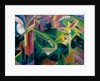 Deer in Cloister Garden, 1912 by Franz Marc