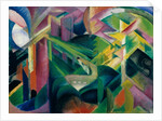 Deer in Cloister Garden, 1912 by Franz Marc