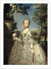 Portrait of Maria Luisa of Parma as Princess of Asturias, ca 1764-1765 by Anton Raphael Mengs
