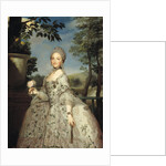 Portrait of Maria Luisa of Parma as Princess of Asturias, ca 1764-1765 by Anton Raphael Mengs