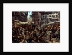 Piazza d?Erbe in Verona, 1884 by Adolph Friedrich von Menzel