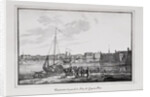 The Petrovsky quay in St. Petersburg, the so-called Gagarinsky brawler (Series Views of Saint Petersburg), 1820s by Alexander Pluchart