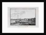 The Petrovsky quay in St. Petersburg, the so-called Gagarinsky brawler (Series Views of Saint Petersburg), 1820s by Alexander Pluchart