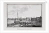 The Petrovsky quay in St. Petersburg, the so-called Gagarinsky brawler (Series Views of Saint Petersburg), 1820s by Alexander Pluchart