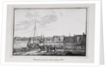 The Petrovsky quay in St. Petersburg, the so-called Gagarinsky brawler (Series Views of Saint Petersburg), 1820s by Alexander Pluchart